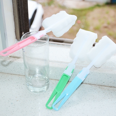 杯刷可拆洗厨房加长去污杯子刷瓶刷不伤手长柄海绵洗清洁刷子