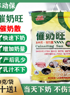兽用催奶灵猪用牛羊产后奶水不足催乳下奶母猪下奶药催乳散添加剂