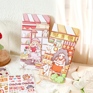 维吉娜WEEKLY硬面手帐本可爱女生ins日记事每日清单打卡手账本子