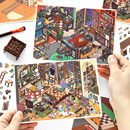 Infeel 小屋15.0立体造景贴纸微缩小屋手工diy解压贴画 me我