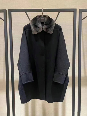意大利米兰代购GIADA 迦达25新品栗鼠皮草羊绒大衣外套