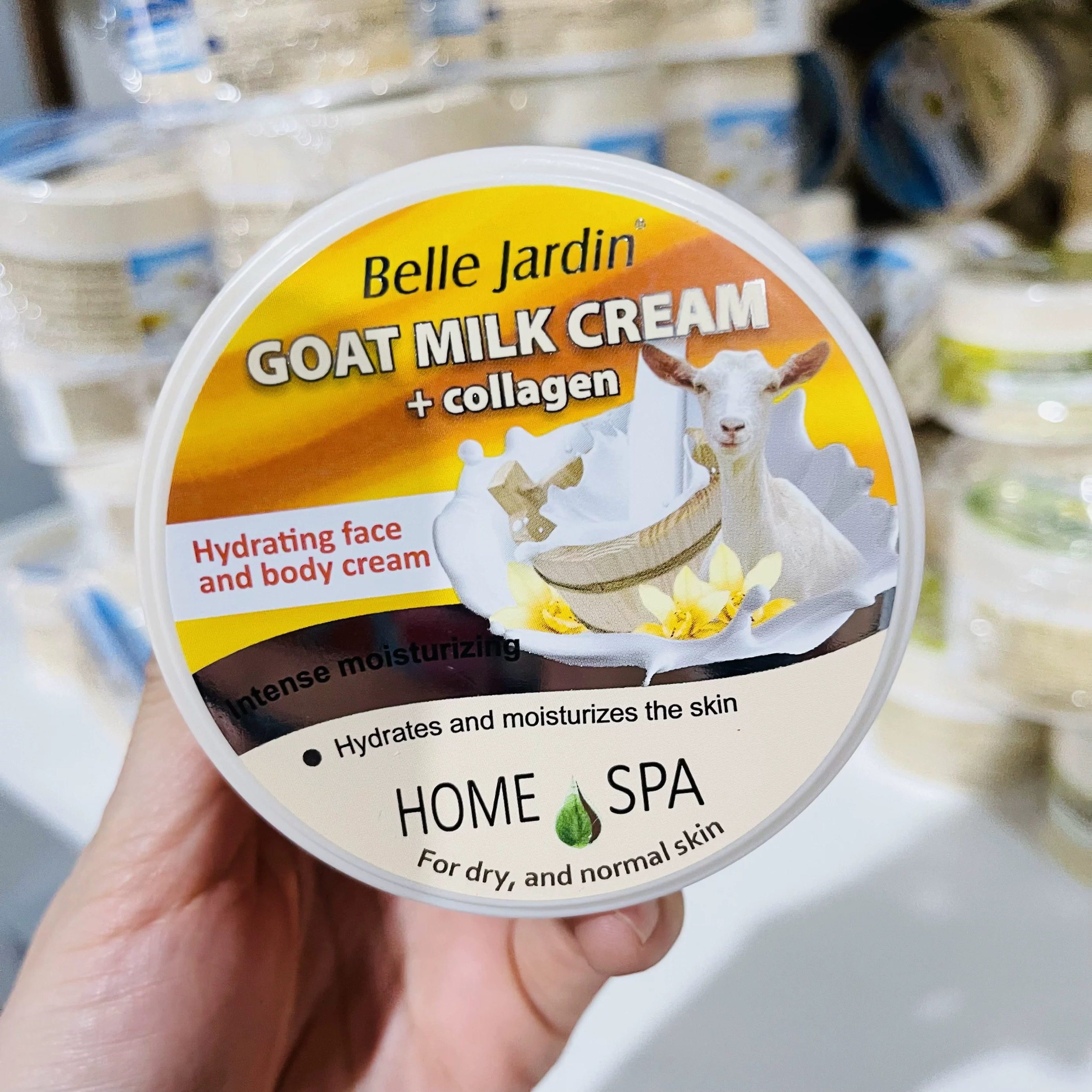 绵羊油面霜羊奶保湿滋润身体护手双200ml霍尔果斯Belle Jardin