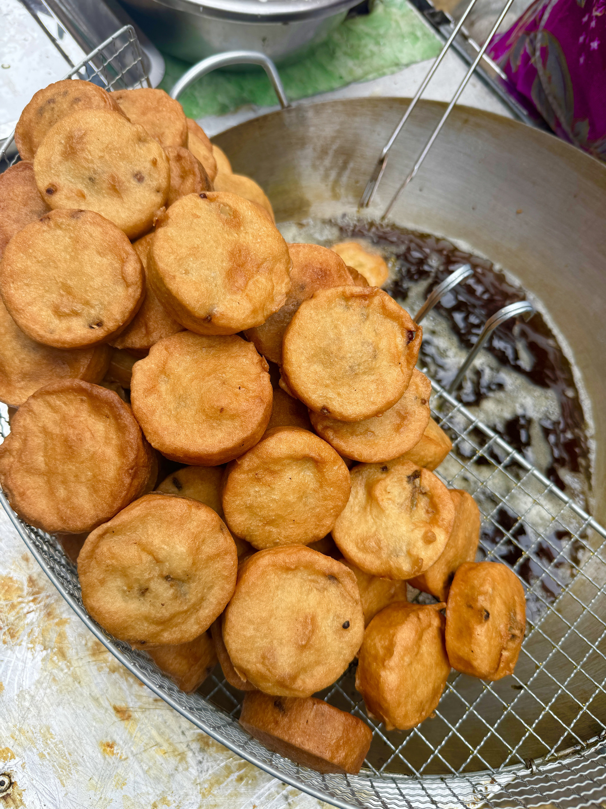 贵州特产 小吃零食 遵义凤冈农家纯手工油炸粑豆豆粑5个真空包邮