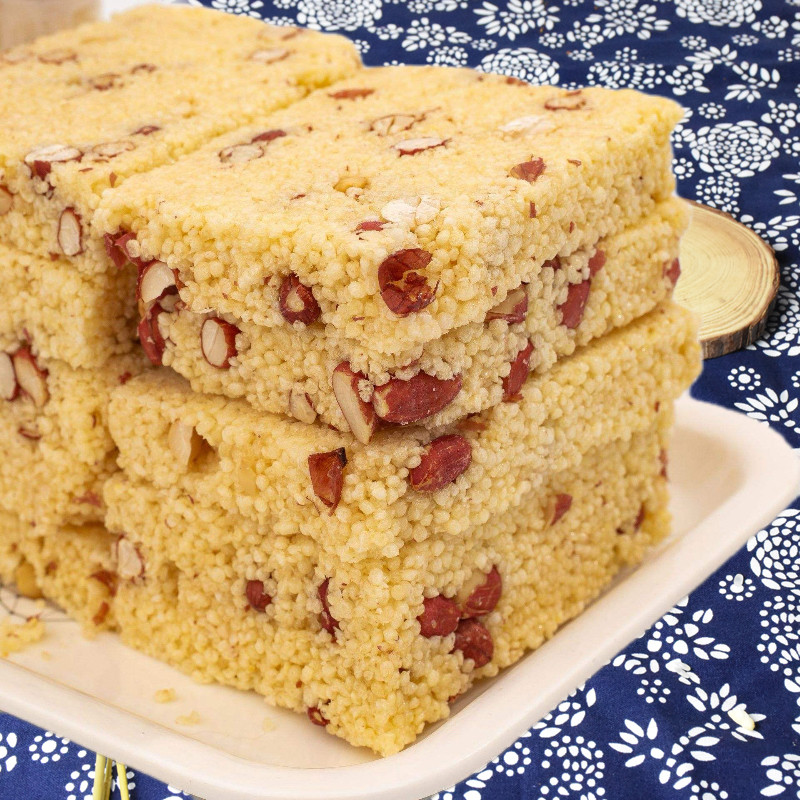 贵州特产遵义凤冈农家纯手工米花糖麻饼500g麦芽糖米花糖儿时小吃