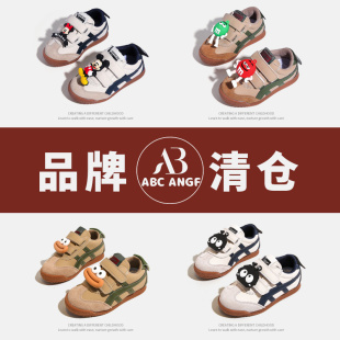 男童阿甘鞋 儿童板鞋 清仓捡漏 女童鞋 春秋款 软底运动鞋 ABC品牌断码