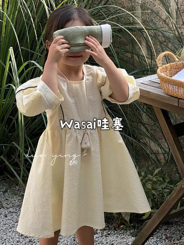 森韩短袖高级米连衣裙