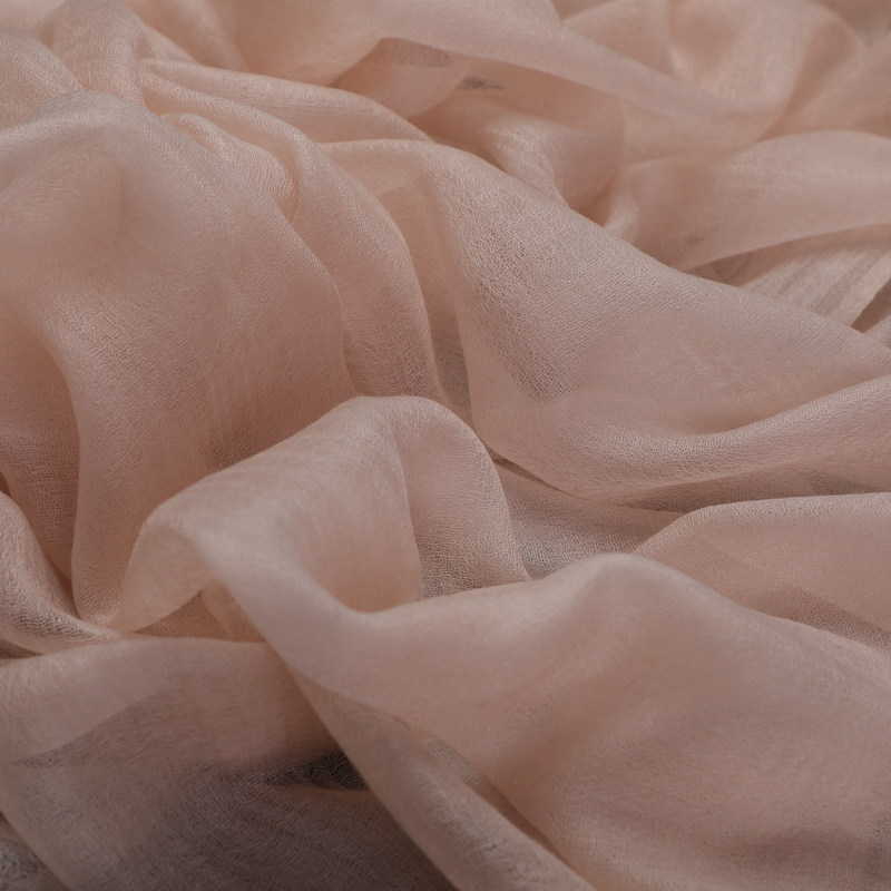 东雍 400支山羊绒超薄戒指绒纯色长款丝巾围巾空调房防晒披肩两用