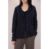 简约翻领单排扣带兜羊绒针织开衫 东雍 灵魂刚需系列 西服外套