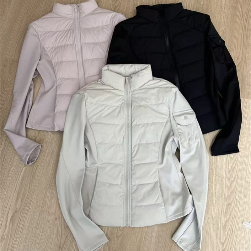 瑜伽羽绒服鸭绒户外短款