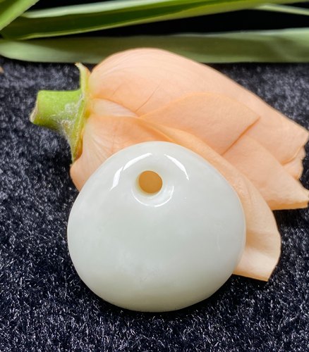 陕西西安蓝田玉天然玉石福袋钥匙扣福气满满包包挂饰锁骨吊坠证书