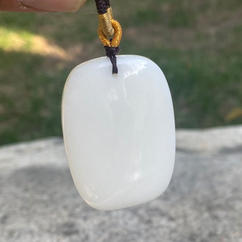 质地细腻玉石蓝田玉光泽度强礼品