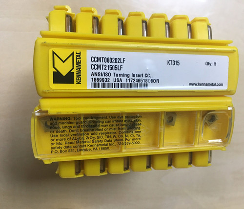 原装进口肯纳数控刀具CCMT060202LF/CCMT060204LF KT315拍前询价