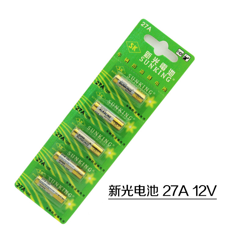 新光 27A12V 汽车防盗器12伏27A遥控门正品碱性电池1粒价格