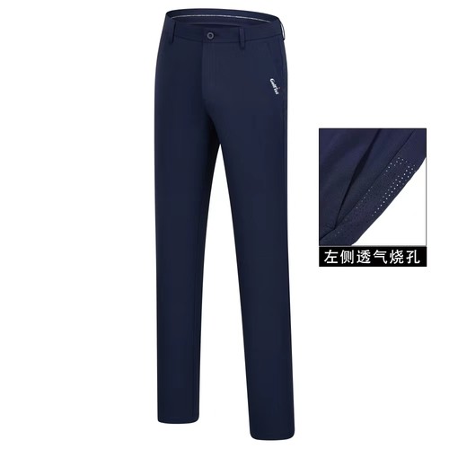 夏季透气速干弹力运动高尔夫长裤
