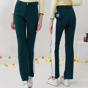 女士长裤 子女修身 女微喇叭女裤 弹力golf女装 女 春秋季 球裤 高尔夫裤