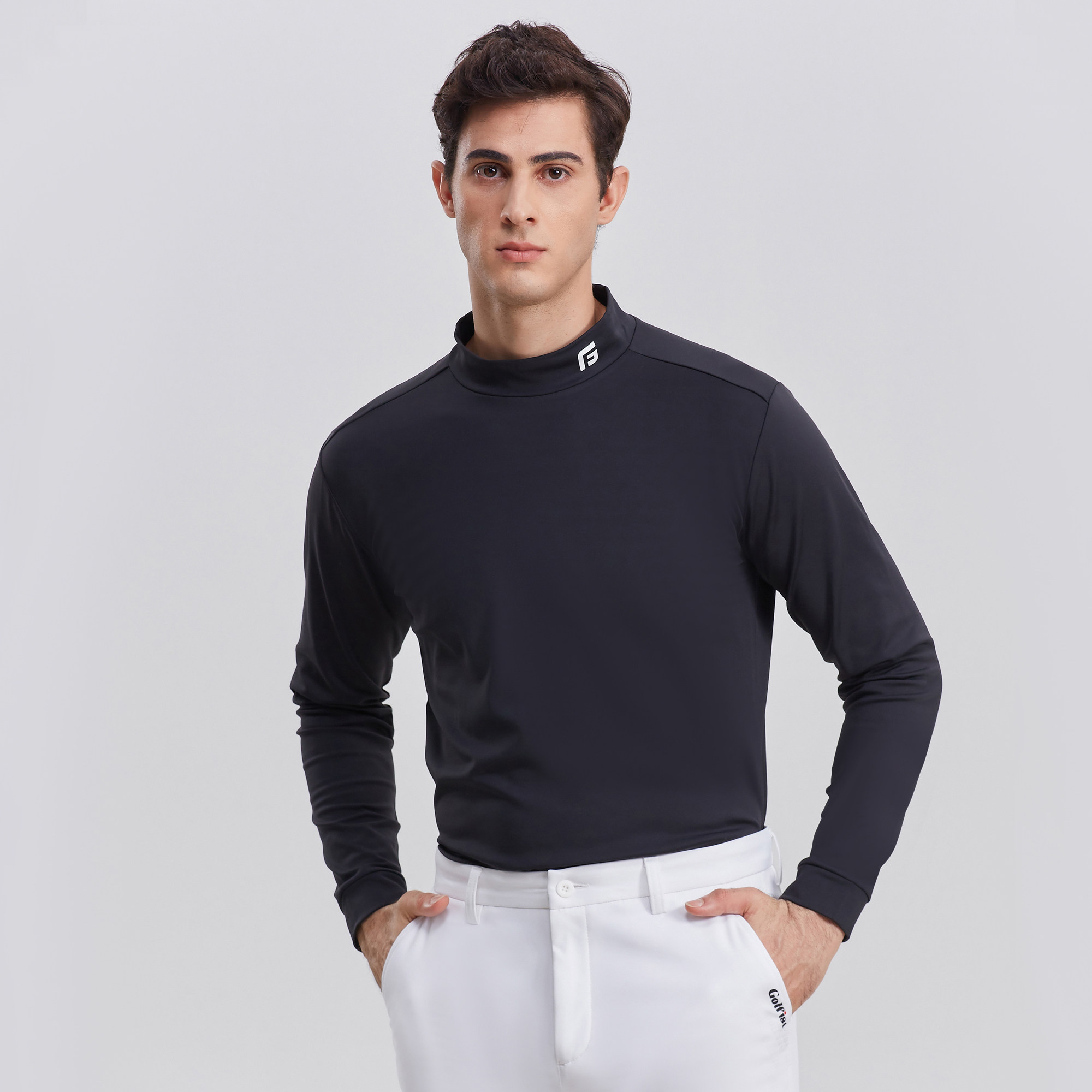 秋冬季高尔夫加绒打底衫保暖衣男T恤golf男装服装男长袖弹力上衣,运动/瑜伽/健身/球迷用品,高尔夫上装,淘宝优惠券,粉丝福利购,淘宝优惠卷