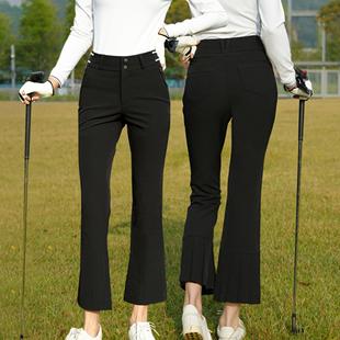 golf女装 微喇叭女裤 球裤 女服装 女 高腰高尔夫裤 女运动裤 子女春秋季