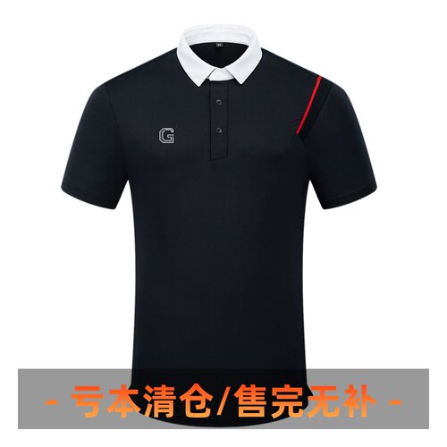 高尔夫夏季短袖男女同款高弹力