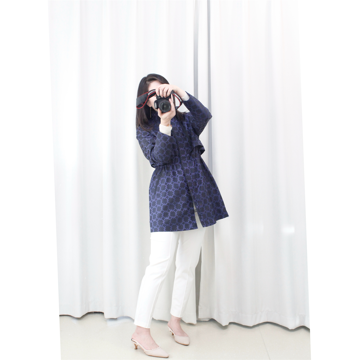 日系高端高定系列收腰风衣