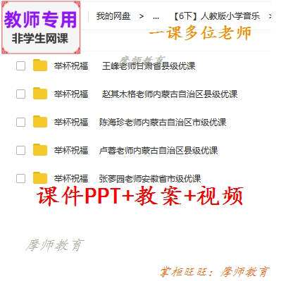 人教版音乐六下《举杯祝福》公开课课件PPT教案+视频教师用