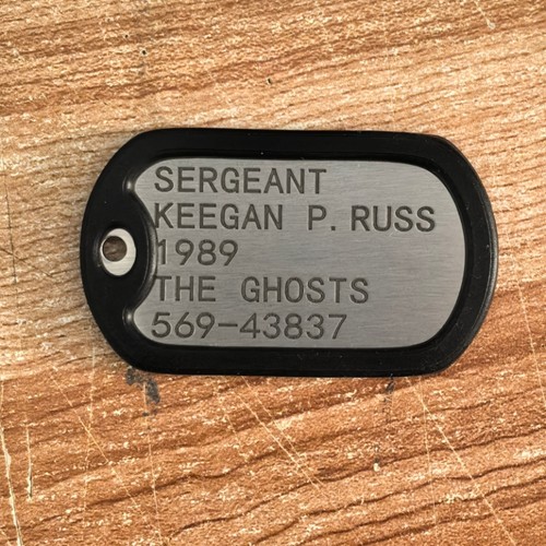 使命召唤身份牌定制凸版GHOST SIMON RILEY狗牌信息识别项链COD