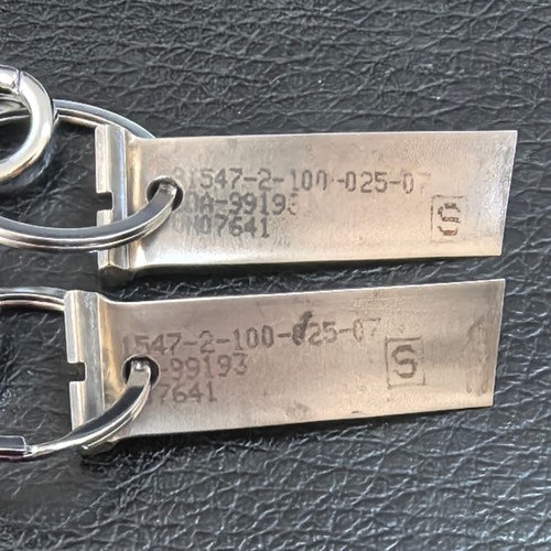 支奴干叶片钥匙扣CH-47A直升机T55涡轴发动机镍钼锰高合金叶片牌