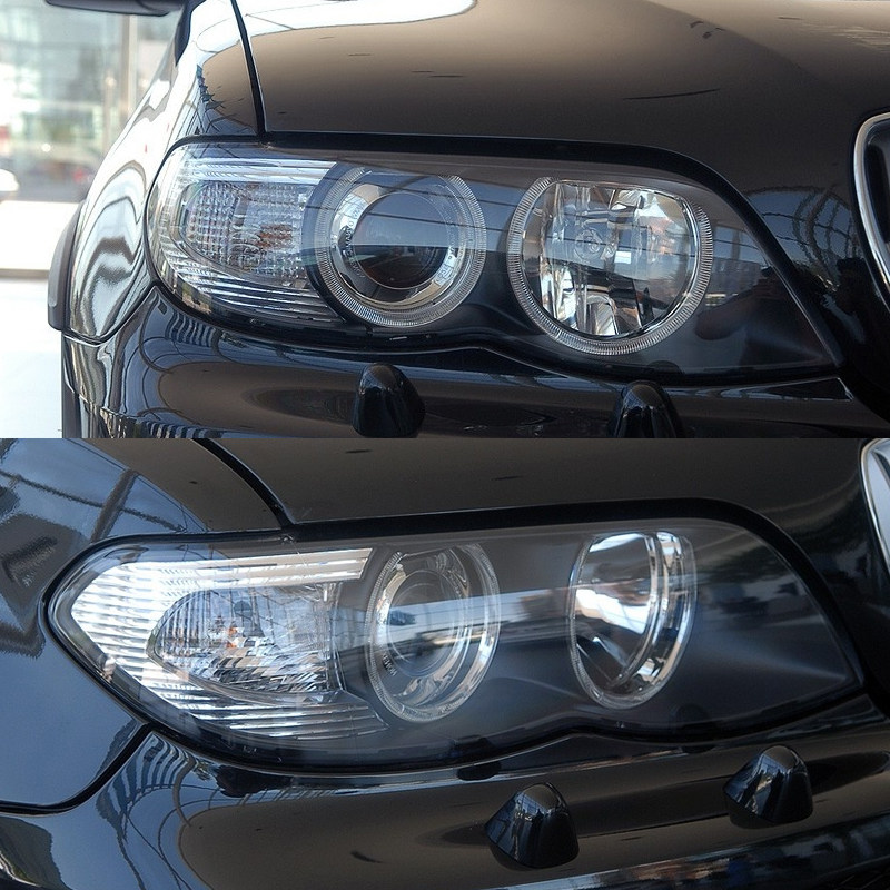 05 06 07 BMW X5 헤드라이트 커버에 적합 신규|후기 X5E53 헤드라이트 커버 헤드라이트 투명 커버