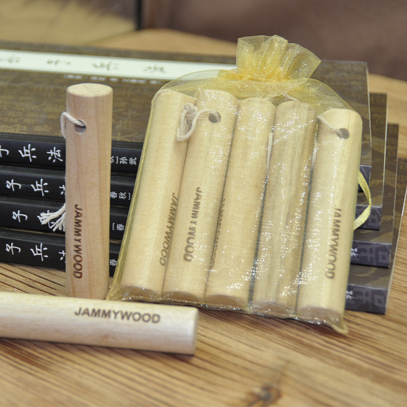 天然香樟木圆条去味增香激光刻字