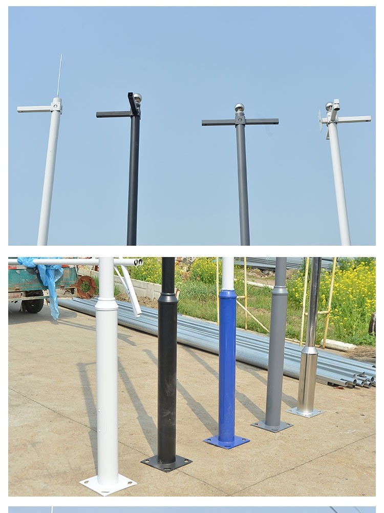 室外组合不锈钢立杆监控立杆 道路八角杆3米4米5米6米 道路交通杆