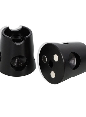 跨境新款铝合金磁吸烟灰缸Ashtray小型灭烟器 多功能Cone Snuffer