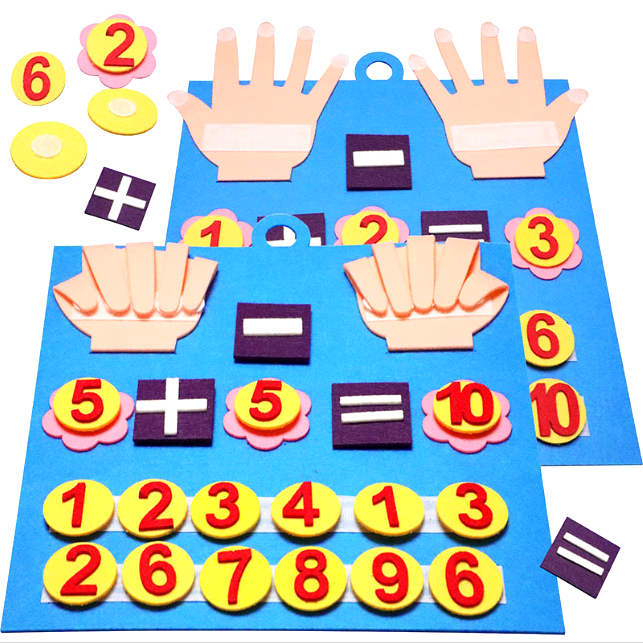 毛毡早教板DIY毛毡板儿童益智玩具创意加减法算数毛毡手指学习板,玩具/童车/益智/积木/模型,手工创意粘贴类,淘宝优惠券,粉丝福利购,淘宝优惠卷