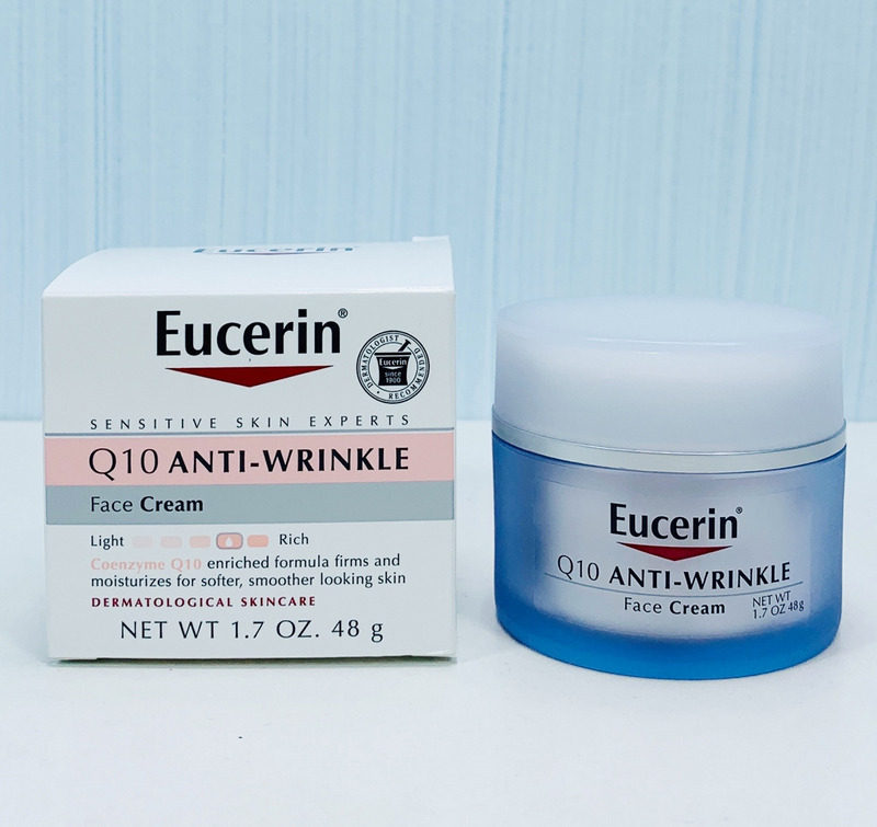 现货美版优色林Eucerin Q10敏感肌高效抗皱淡化细纹保湿滋润面霜