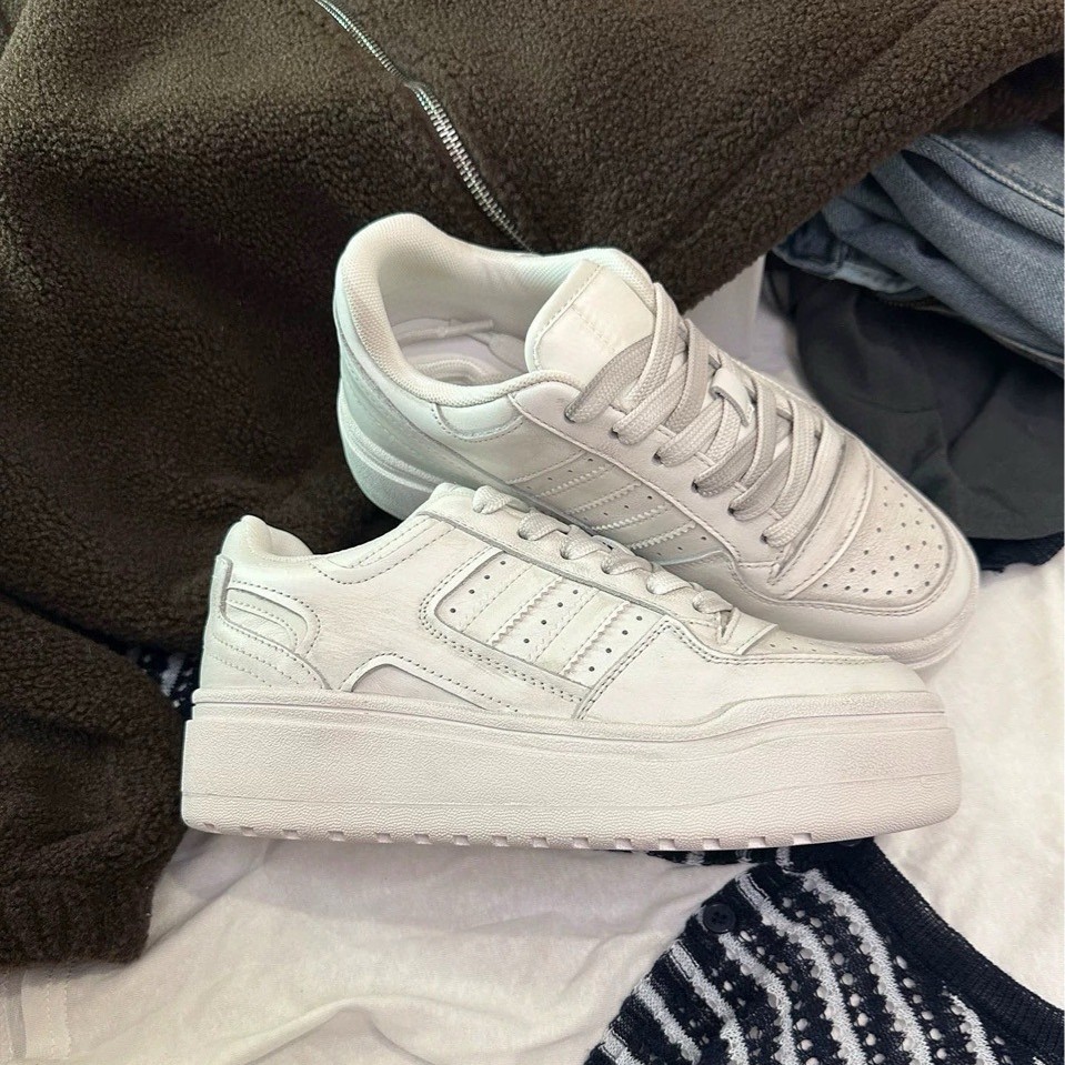 2025脏脏鞋真皮小白鞋厚底增高