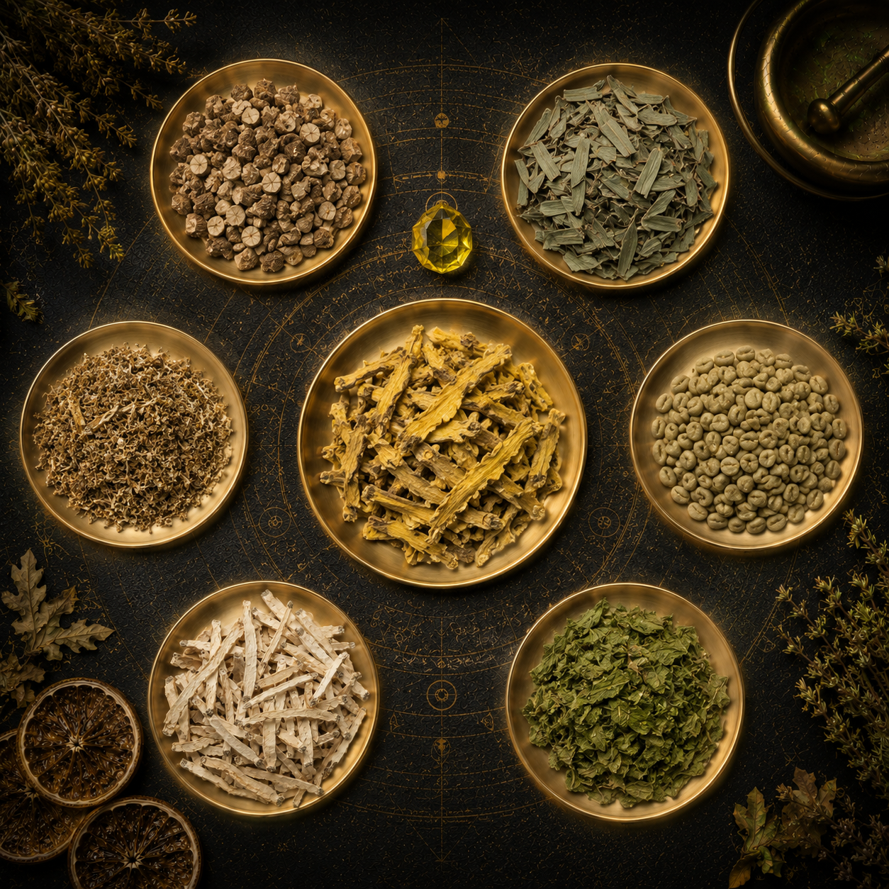 绿|干植物 牛皮纸袋装5克 开工状态 丰盛 香囊浸泡手工材料1-58