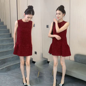 时尚 小香风连衣裙女2025春季 新款 法式 高级感名媛气质无袖 背心裙潮