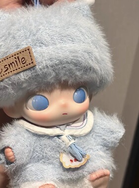 DIMOO四代新生日记系列搪胶毛绒挂件盲盒可爱依赖绒绒娃衣帽子