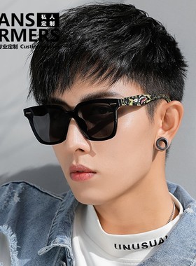 新款2020猿人头太阳镜迷彩框潮款