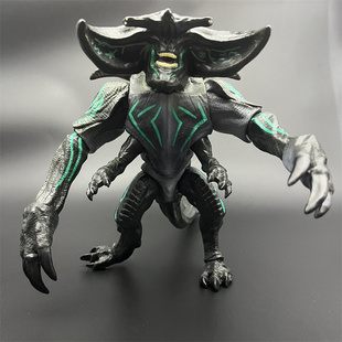 环太平洋棱背龟鲨头兽憎恶怪兽雷怪毒刺刀头兽斧头兽可动手办玩具