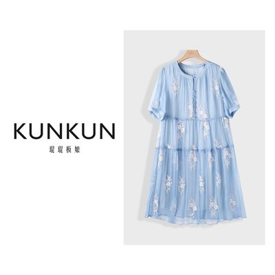 KUNKUN/琨琨板娘-桑蚕丝连衣裙82496372