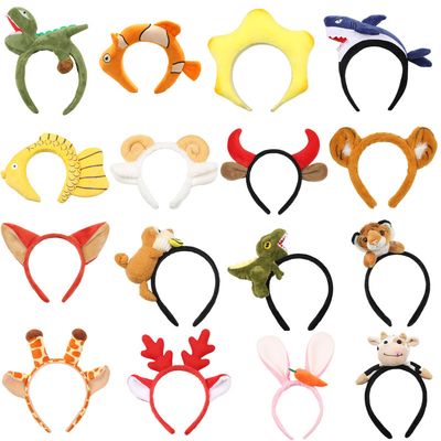 超萌风小动物儿童表演头箍发卡