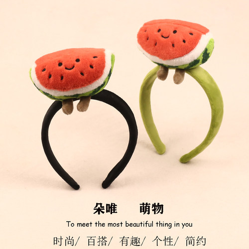 半圆西瓜发箍拍照表演头饰