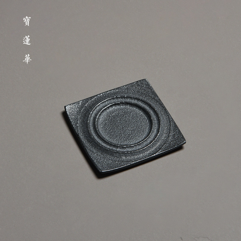 听雨天然乌金石杯垫 禅意杯托茶托隔热垫茶垫 功夫茶具茶道零配件,餐饮具,茶托,淘宝优惠券,粉丝福利购,淘宝优惠卷