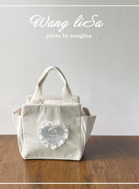 手提包女大容量单肩包饭盒带饭女大学生上班帆布包挎包包包