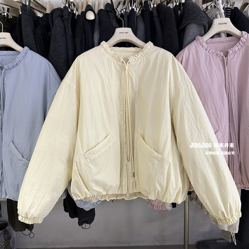 奶呼呼泡芙奶酪黄90白鸭绒羽绒服