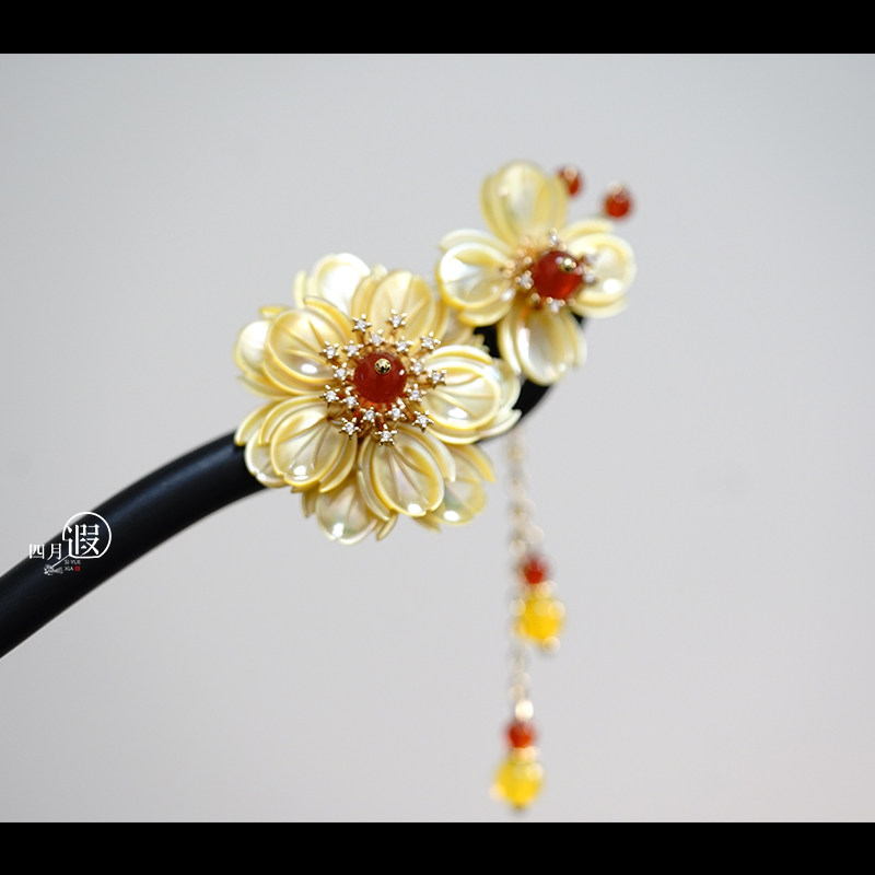 《扶光》中国风古典简约日常复古盘发黑檀木簪子发簪,饰品/流行首饰/时尚饰品新,发饰,淘宝优惠券,粉丝福利购,淘宝优惠卷