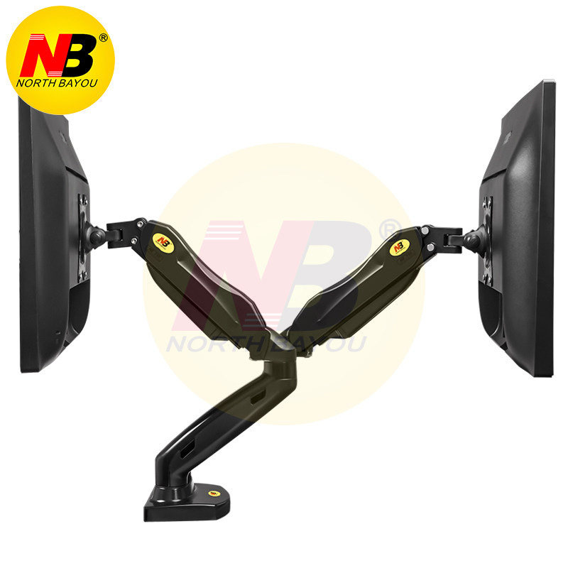 NB 17-27 듀얼 스크린 모니터 스탠드 멀티 스크린 컴퓨터 듀얼 스크린 스탠드 데스크탑 멀티미디어 스탠드 F
