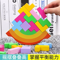 Lớp 1 đến 6 tuổi Jenga xếp chồng khối tháp xây dựng khối đồ chơi giáo dục cho trẻ em cân bằng xếp chồng khối tham quan - Trò chơi cờ vua / máy tính để bàn cho trẻ em đồ chơi giáo dục thông minh