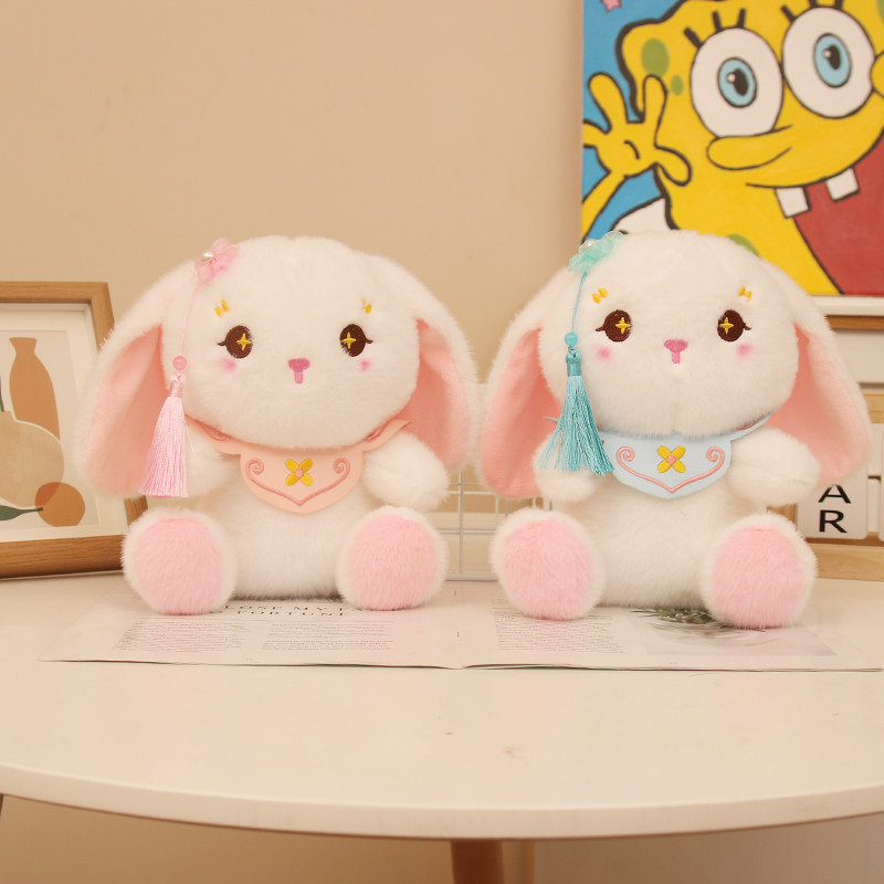 小兔子毛绒玩具床上睡觉抱玩偶女生布娃娃垂耳公主兔公仔抱枕可爱