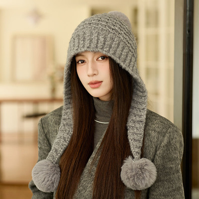 东北哈尔滨雪乡长白山防寒帽子