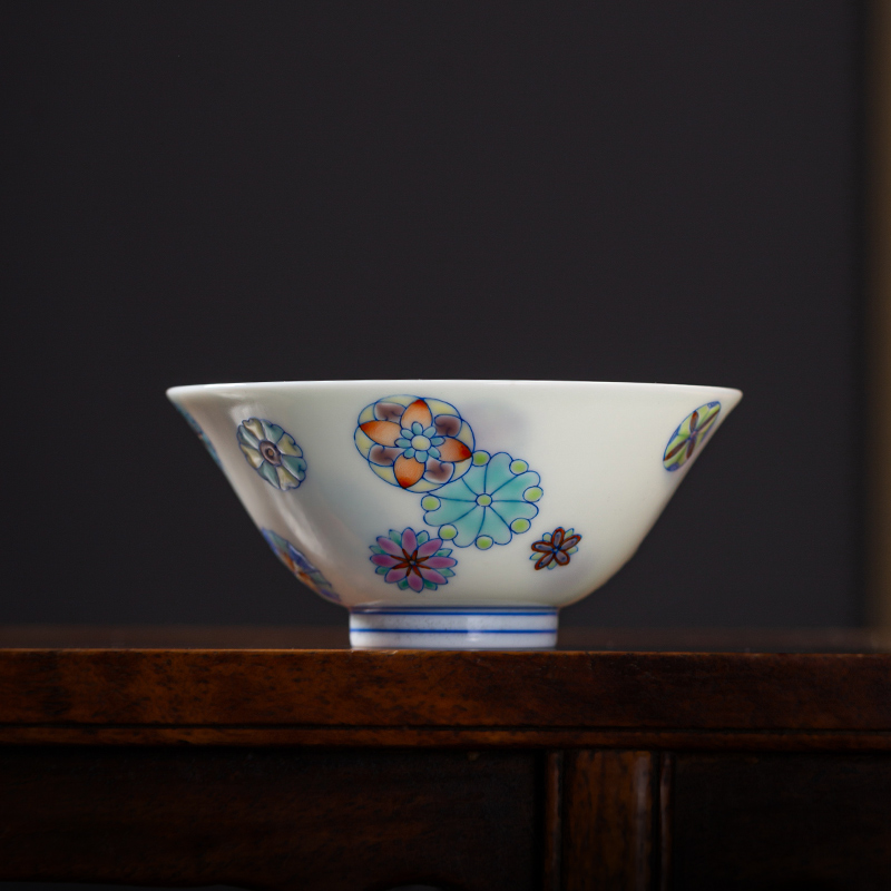 青花斗彩工艺手工手绘